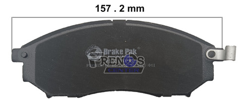 Pastilla Freno Del Brake Pak Para Nissan Frontier 4x2 Foto 6