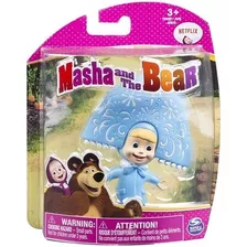 Boneco Masha E O Urso - Masha Roupa Azul