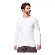 Camiseta Térmica Masculina Run Vb Branco Lupo Oferta