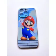 Funda Para iPhone 13 Pro Max Diseño Super Mario Gamer Case