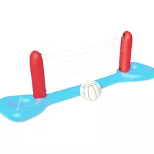 Juego Inflable Malla De Voley Flotador Piscina