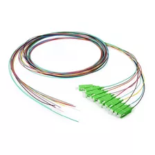 Cables Multi Pigtail Sc/apc 12 X Colores 0.9mm Lszh 2mtrs