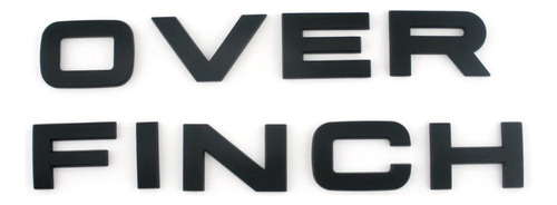 Adhesivo Con El Logotipo De Overfinch Letter Badge Para Land Foto 3