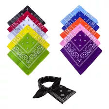 10 Bandanas Várias Cores Lenço Atacado Revenda