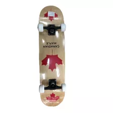 Tabla Skate Board En Pino Canadiense Y Llantas En Goma