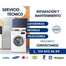 Servicio Reparación De Lavadoras, Neveras Y Televisores.