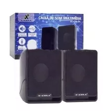 Caixa De Som (par) Usb 6w Rms Notebook Pc Xc-cm-04 X-cell