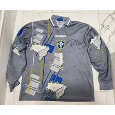 Camisa Oficial De Partida Autografada Por Taffarel