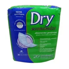 Absorvente Para Incontinência Urina Tamanho Único 20un Dry