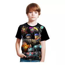 Camiseta Roblox Robô Adulto E Infantil