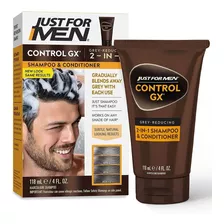  Shampoo Just For Men Gx Reductor Gris Pelo Negro