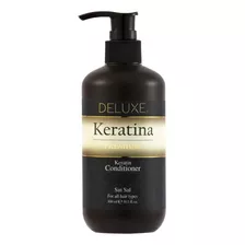 Deluxe Acondicionador De Cabello Con Keratina Sin Sal 300 Ml