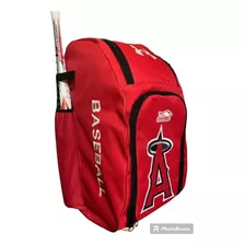 Maleta De Beisbol Tipo Backpack Equipos Angels 