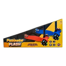 Patinete Flash Infantil Com 3 Rodas E Luzes Sortido Toyng Cor Colorido Liso