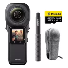 Câmera Insta360 One Rs 1-inch 360+ Selfie Stick + Cartão 128
