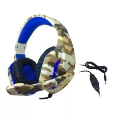 Fone De Ouvido Gamer Camuflado Headset Gamer Px-5 Deserto 