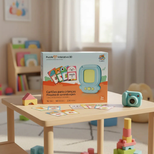 Brinquedo Educativo Para Aprender Inglês Brincando - outra vista