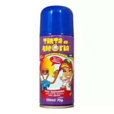  Tinta Spray Temporária Da Alegria Para Cabelo Lavável 120ml Tom Azul