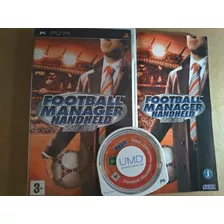 Jogo Psp Umd Football Mananger Handheld 2008 Completo Raro!