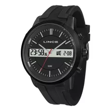 Relogio Lince Masculino Anadigi Map4489s P1px Aço Preto