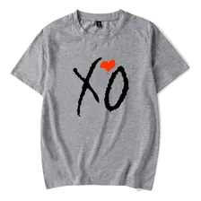Camiseta Estampada The Weeknd Xo Fashion Tee De Manga Corta