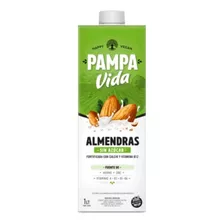 Leche De Almendras Sin Azucar Pampa Vida 1 Litro Pack X6