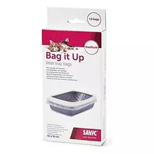 Bag It Up Bolsas Para Baño De Gato 55x43cm / Catdogshop Color Blanco