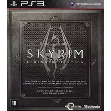 The Elder Scrolls V 5 Skyrim Legendary Ed Ps3 Playstation 3
