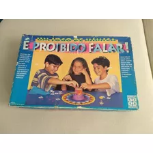 Jogo É Proibido Falar Antigo Anos 90 Completo Tabuleiro