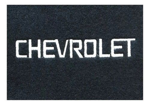 Kit 4 Tapetes Alfombra Logo Chevrolet S10 2016 Foto 5