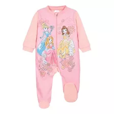 Pijama Bebé Niña Polar Flores Coral Disney Princesa