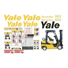 Decalque Empilhadeira Hidráulica Yale Veracitor 50lx