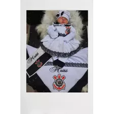 Saída Maternidade Personalizada Corinthians Menina