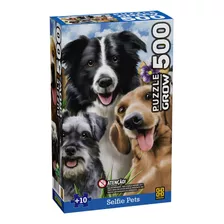 Quebra Cabeça Puzzle Interativo 500 Peças Selfie Pets Grow