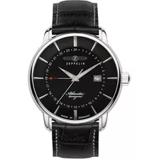 Reloj Hombre Zeppelin 8442-2 Cuarzo 40mm Pulso Negro En