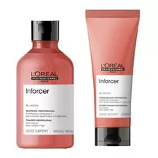 Kit Loreal Inforcer Shampoo 300ml+condicionador 200ml