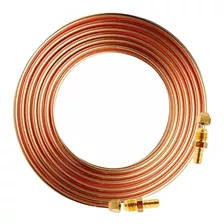 Tubo De Cobre 3/8 P/ Gas P/cozinha 8 Mts Com Bico Mangueira