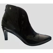 Botas Botinetas Mujer Charol Taco Aguja Moda