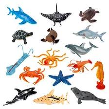 Figura Y Set De Juego - Grandes Animales De Mar Profundo - C