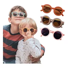 Óculos De Sol Infantil Redondo