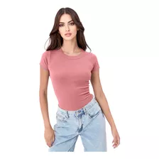 Blusa Moda Básica Mujer De Manga Corta 