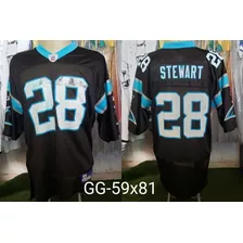 Camisa Nfl Carolina Panthers Anos 2000 #28 Stewart