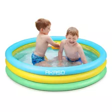 Akaso Piscinas Para Niños, 59 X 13 Pulgadas, Piscinas Infl.