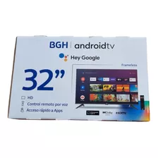 Televisor Smart Android Tv 32' Bgh Remoto Por Voz Hd 