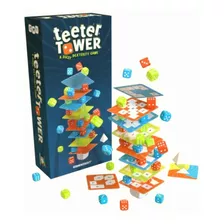 Gamewright Teeter Tower Un Juego De Destreza Dicey