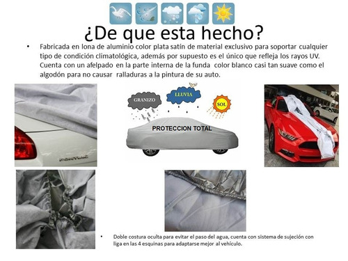 Funda Car Cover Peugeot 5008 100% Vs Granizo Agua Polvo Foto 3