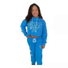 Conjunto De Moletom Feminino Planet Girls Inverno