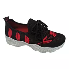 Zapatillas Urbanas Pluma Mujer Cordones / Vinnys Outlet