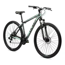 Mountain Bike Masculina Olmo Wish 290 2021 18 21v Frenos De Disco Mecánico Color Negro/verde 