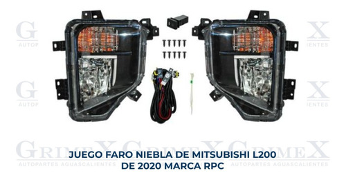 Juego Faro Niebla Mitsubishi L200 2020-20 Rpc Ore Foto 2